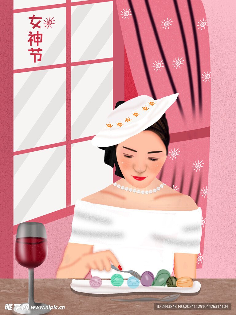 38妇女节女王节女神节海报图片