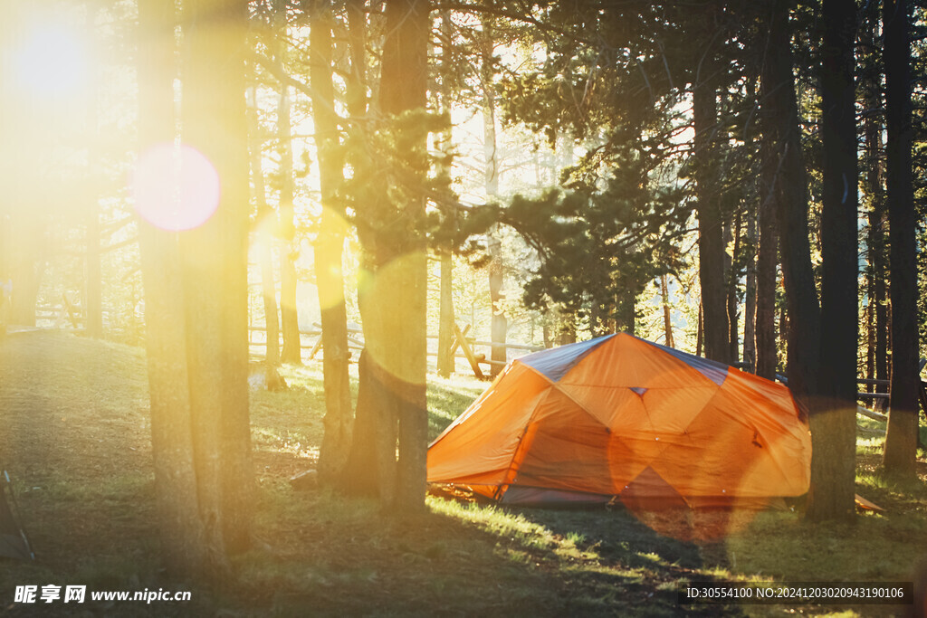 帐篷露营图片