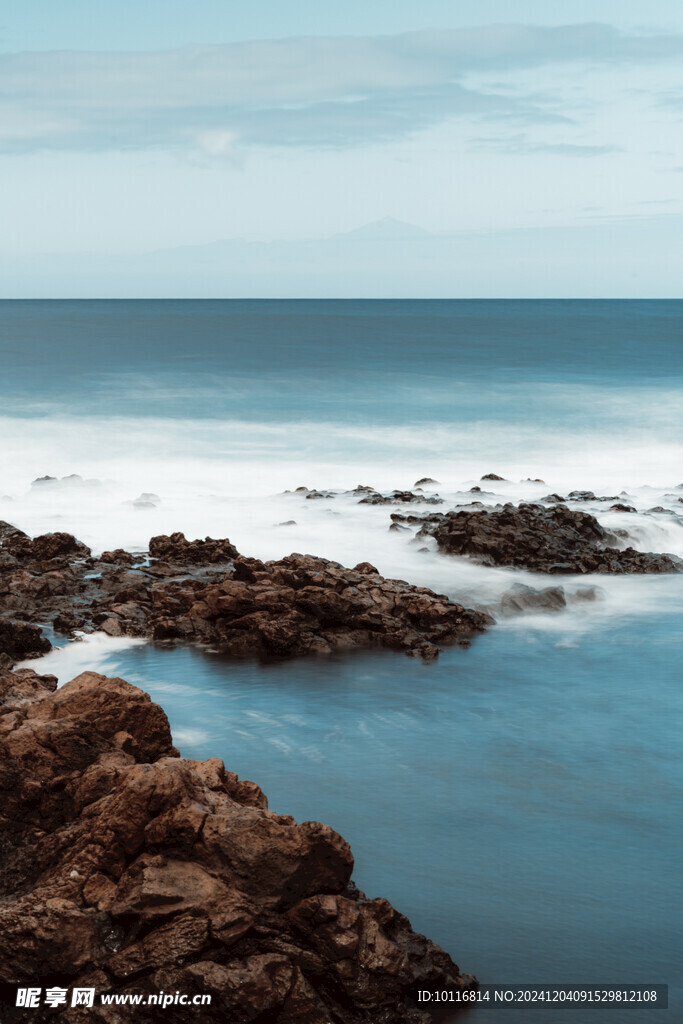 海边海岸礁石
