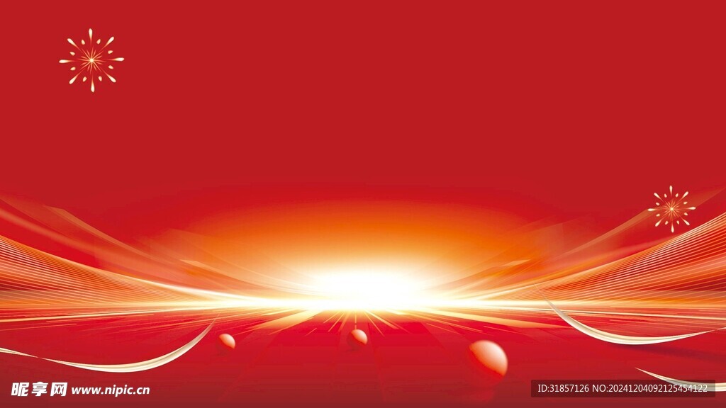 红色大气背景海报