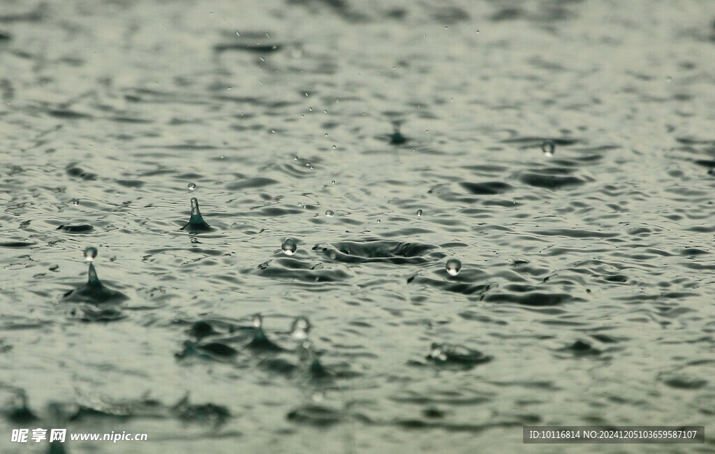 下雨天雨水