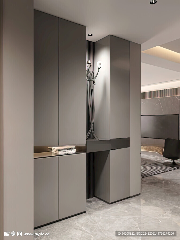 室内设计全屋定制厨房卧室衣柜图