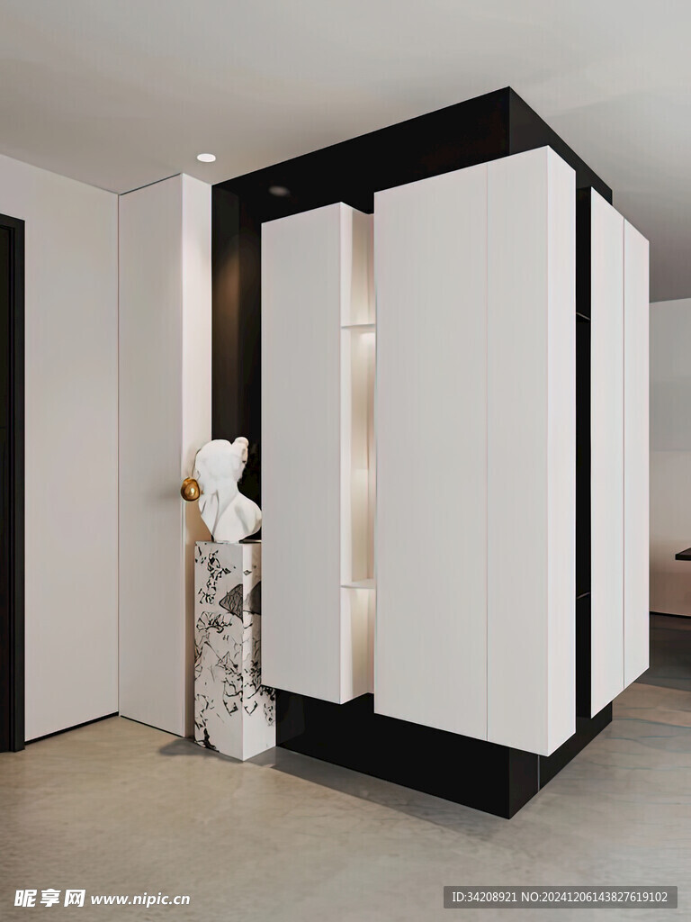 室内设计全屋定制厨房卧室衣柜图