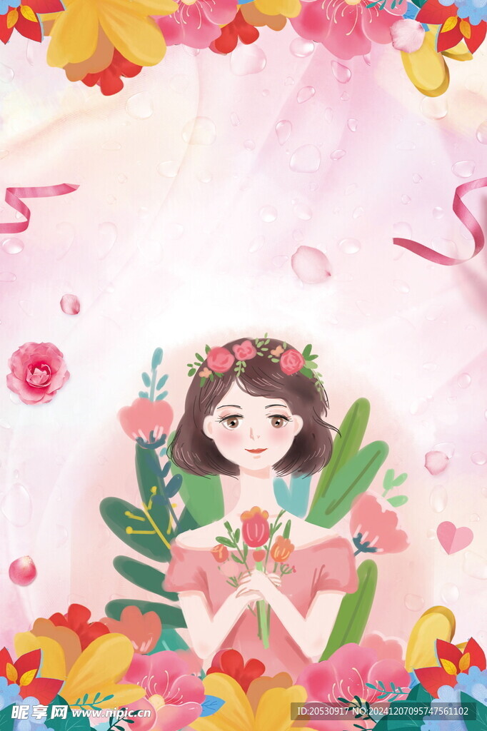 38妇女节背景