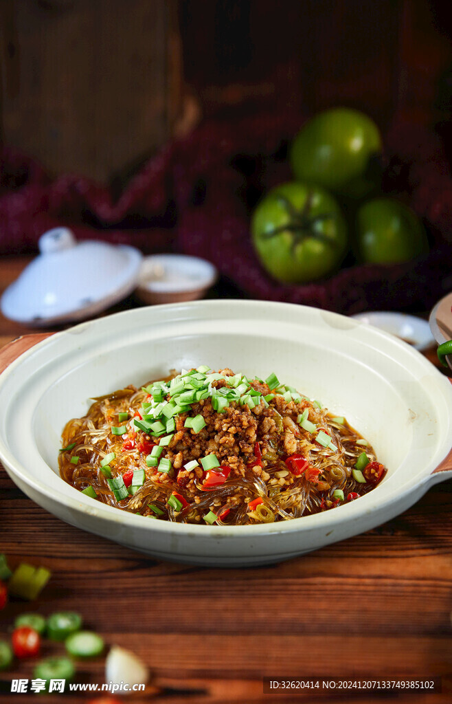 肉沫粉丝煲