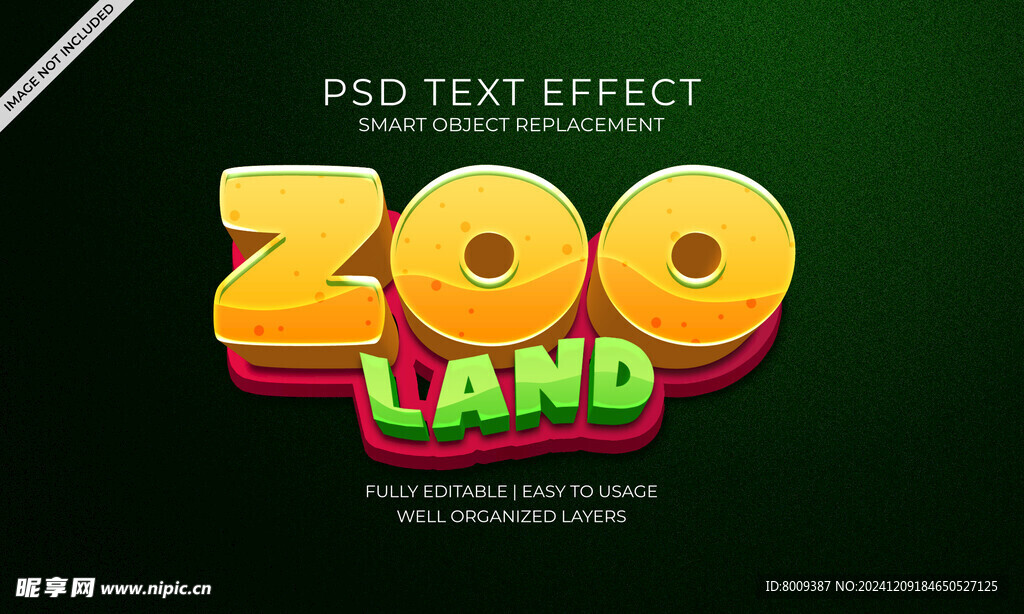 奶酪字体效果PSD艺术字效果