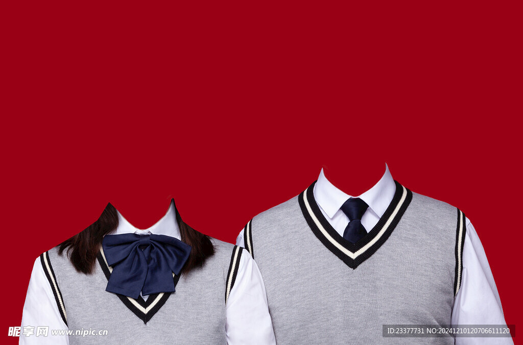 学生装结婚证件照