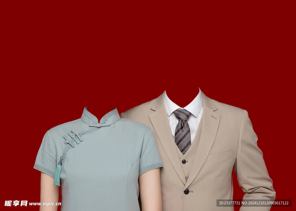 民国结婚证件照