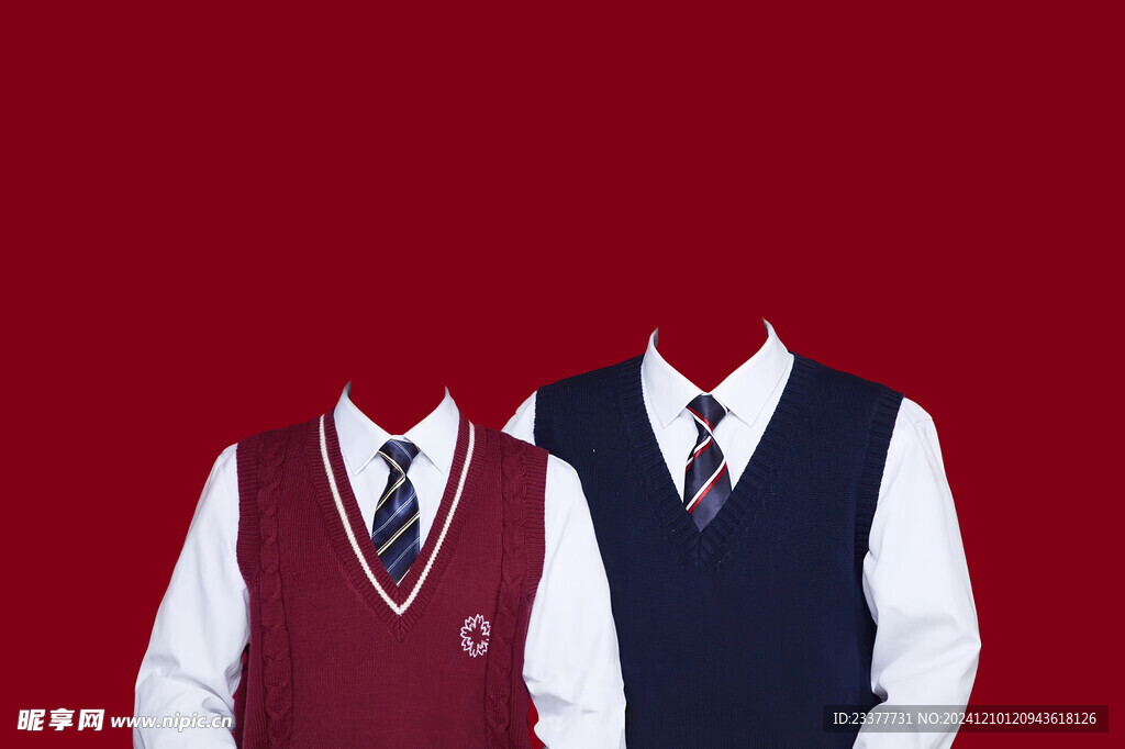 学生装结婚证件照