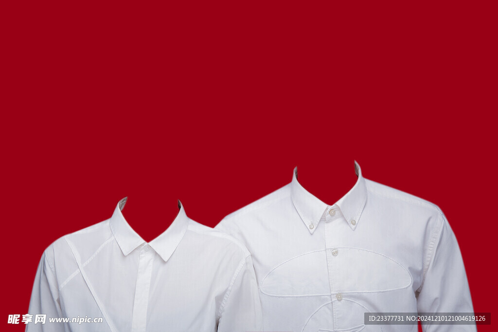 白色结婚证件照