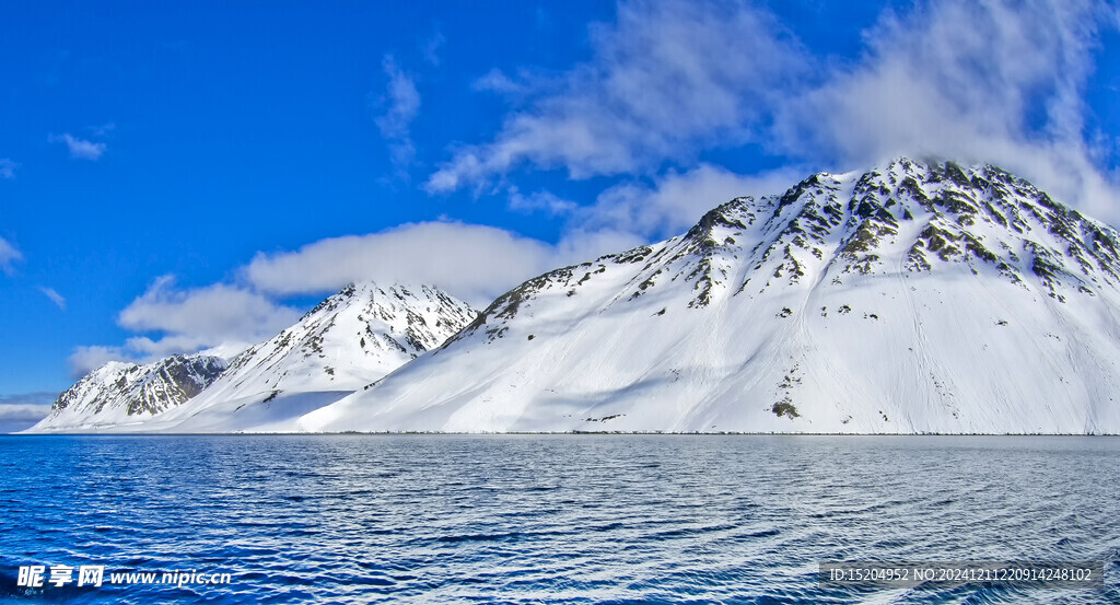 挪威 北极冰雪山脉