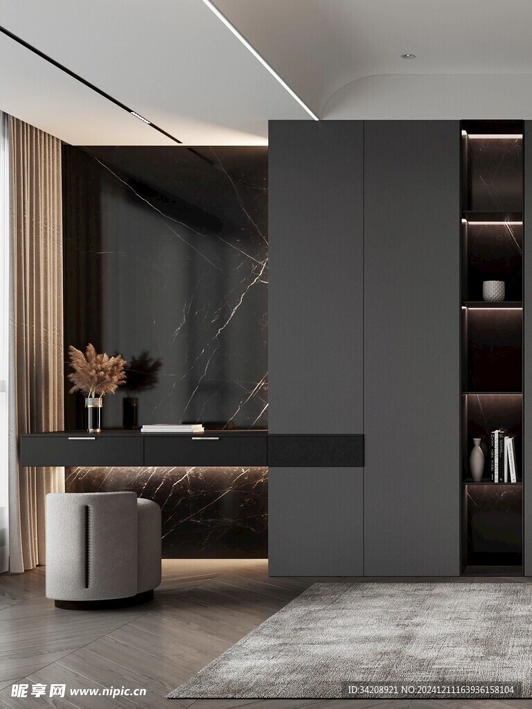 室内设计全屋定制穿插高级感家装