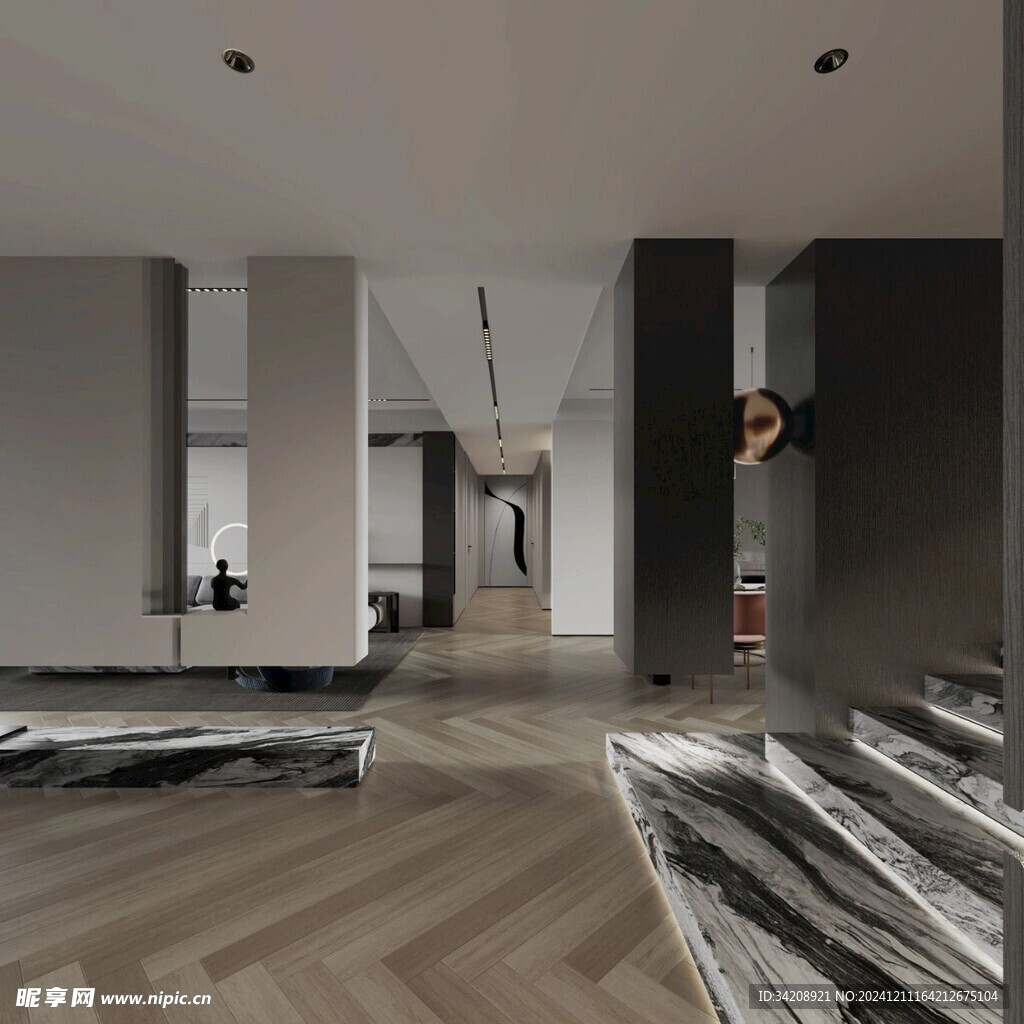 室内设计全屋定制穿插高级感家装