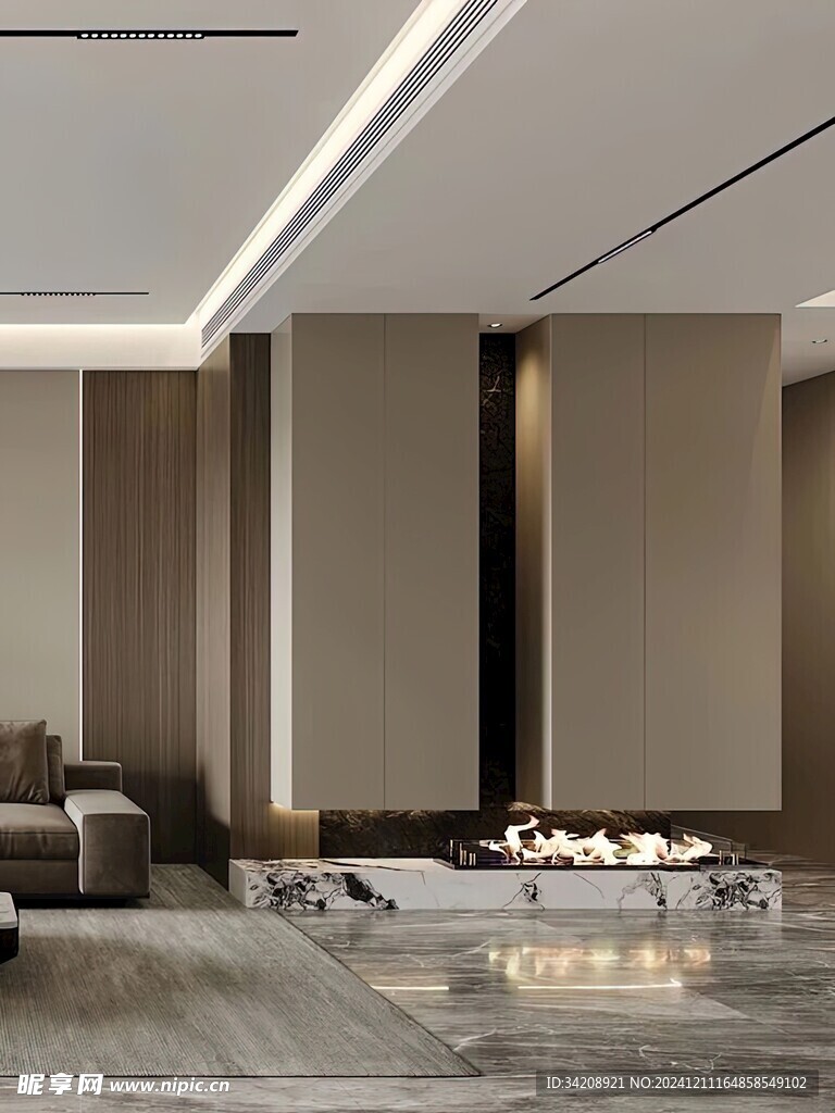 室内设计全屋定制悬挑高级感设计