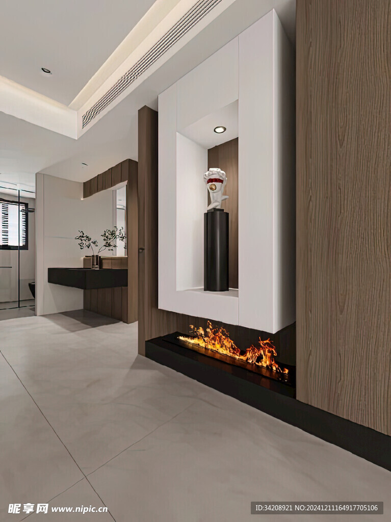 室内设计全屋定制悬挑高级感设计