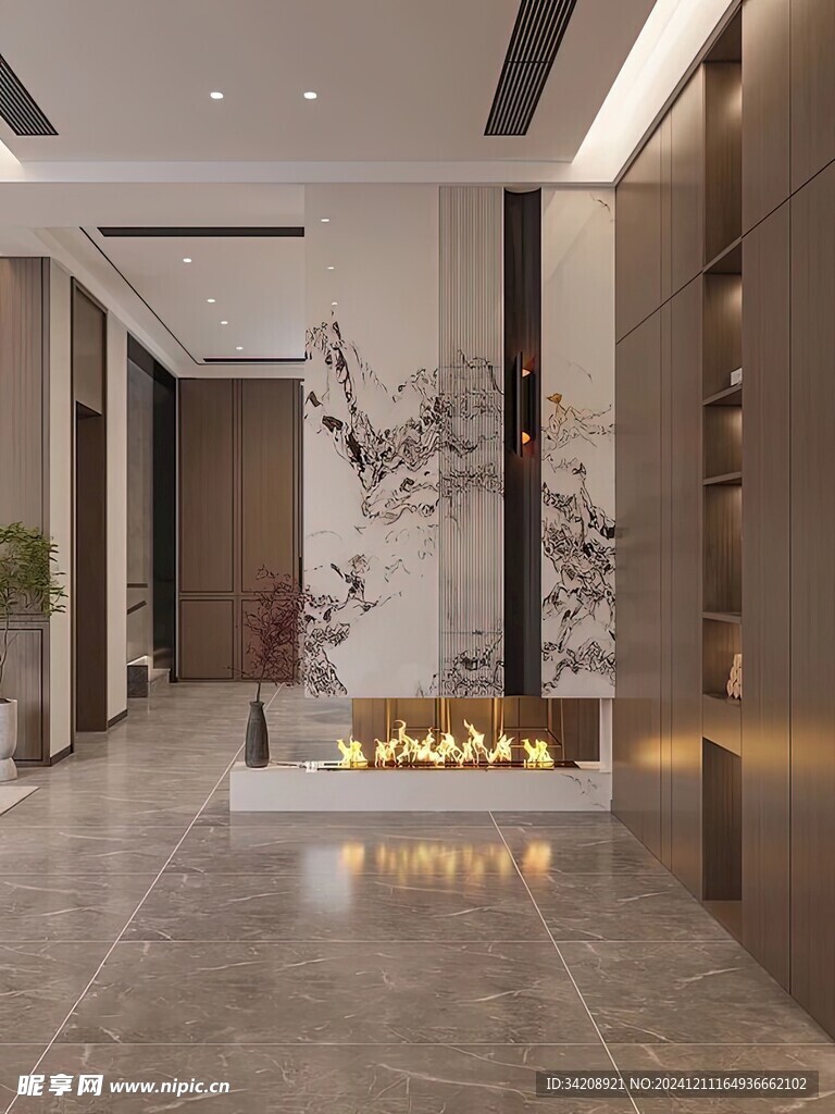 室内设计全屋定制悬挑高级感设计