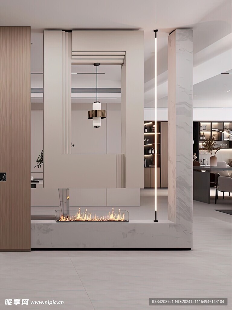 室内设计全屋定制悬挑高级感设计