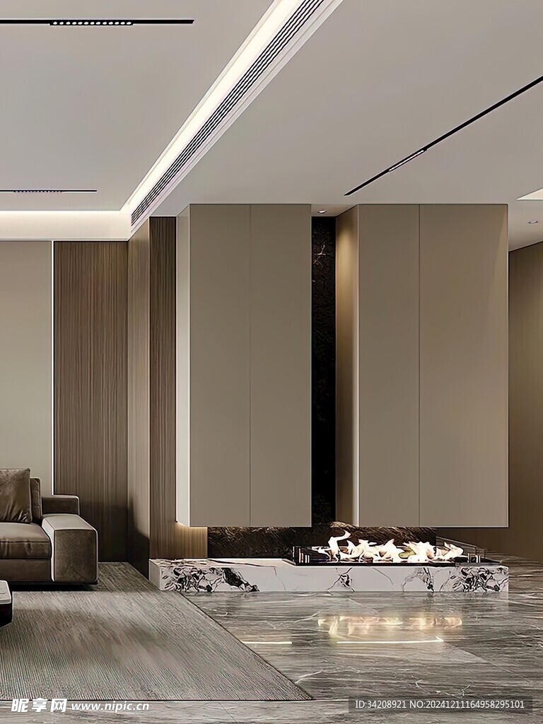 室内设计全屋定制悬挑高级感设计