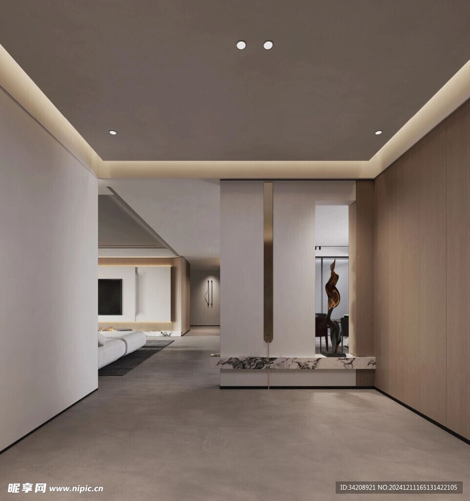 室内设计全屋定制悬挑高级感设计