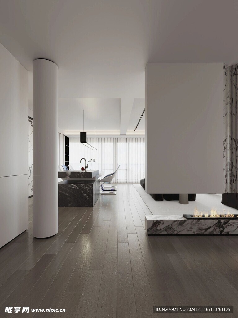 室内设计全屋定制悬挑高级感设计