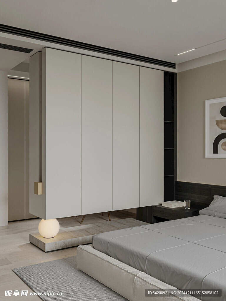 室内设计全屋定制悬挑高级感设计