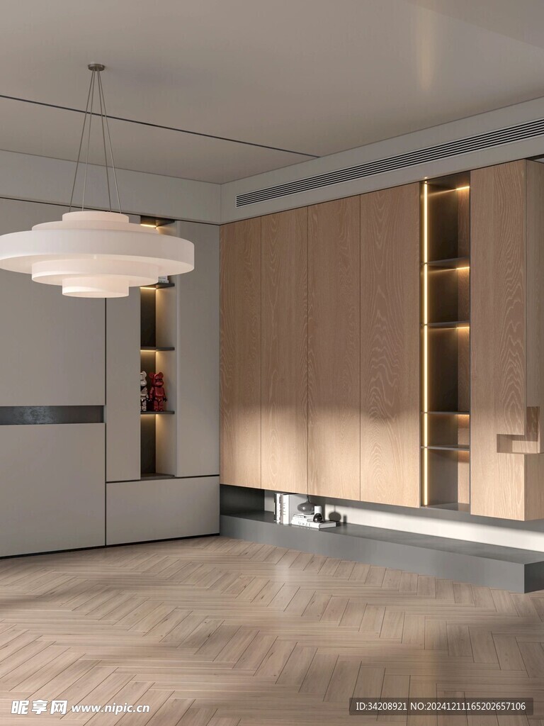 室内设计全屋定制悬挑高级感设计