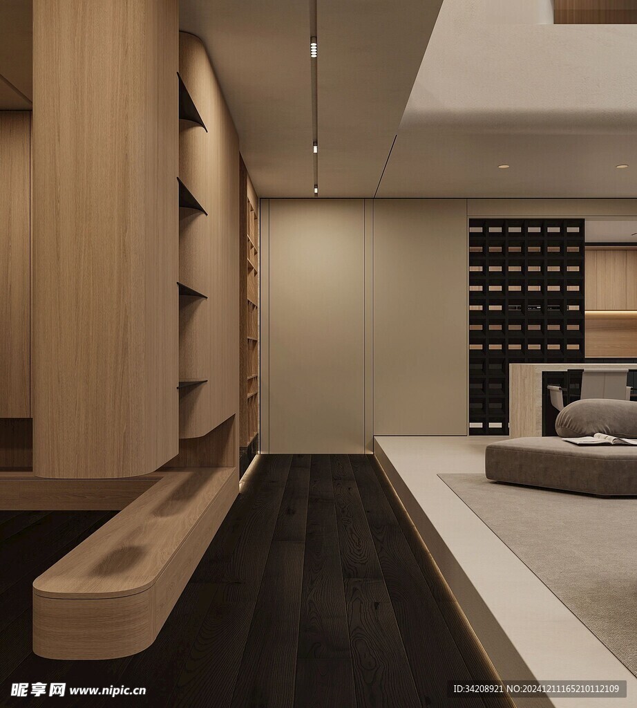 室内设计全屋定制悬挑高级感设计