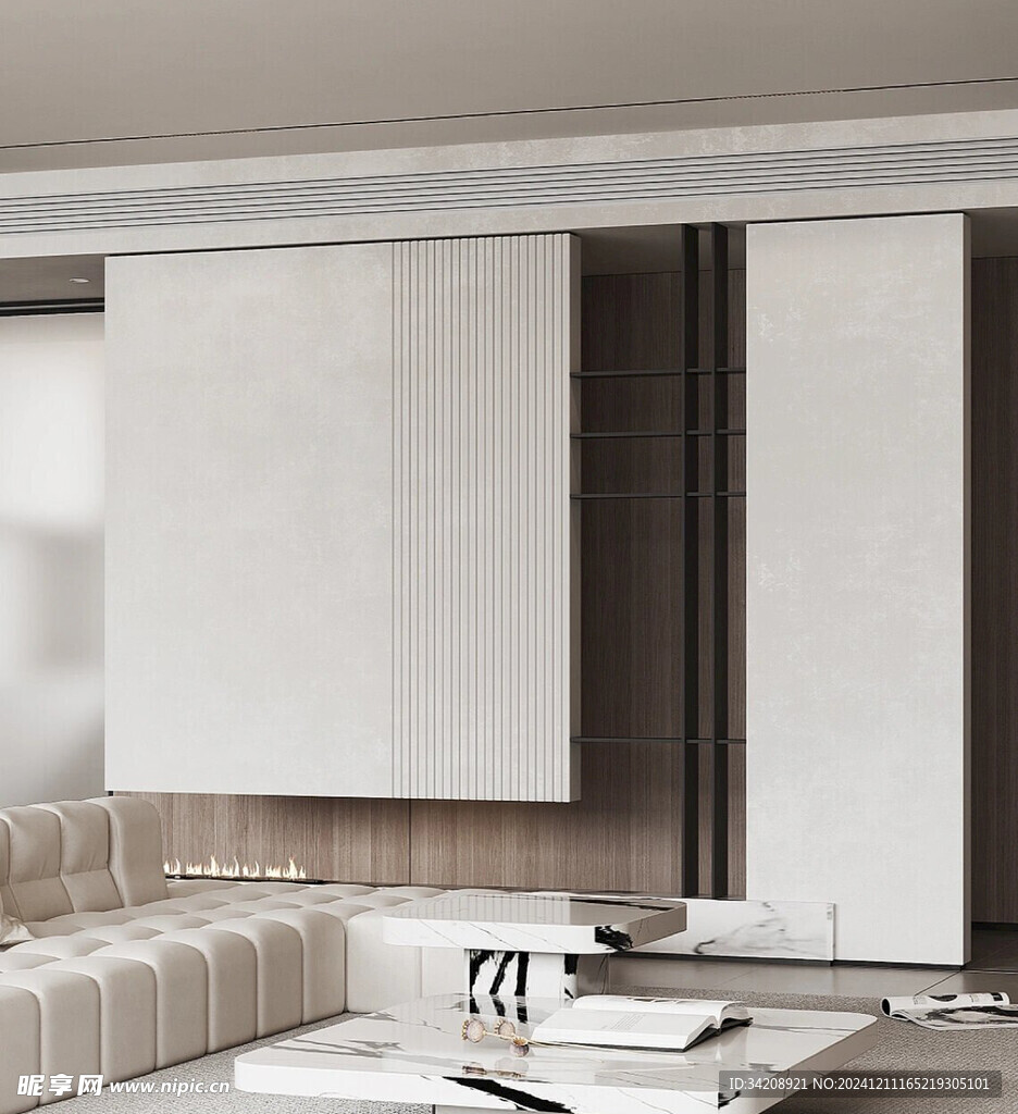 室内设计全屋定制悬挑高级感设计