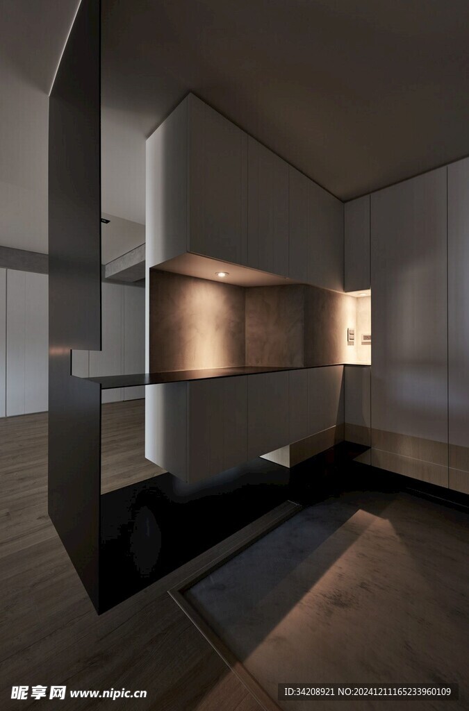 室内设计全屋定制悬挑高级感设计