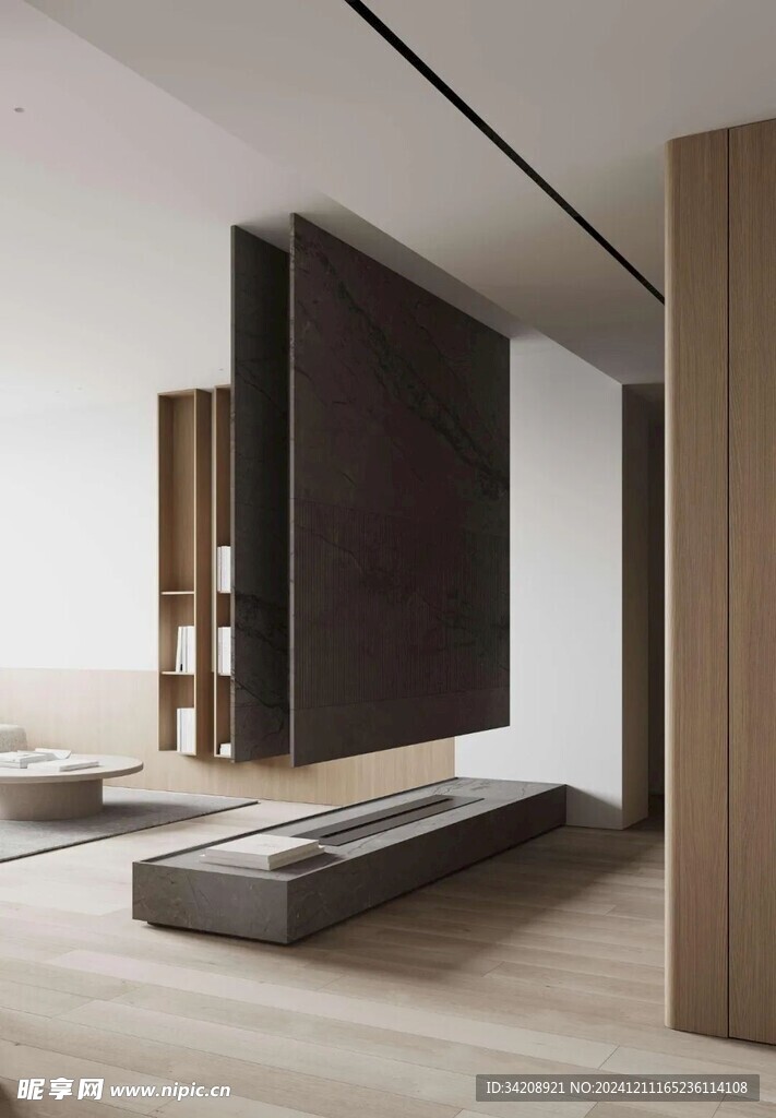 室内设计全屋定制悬挑高级感设计