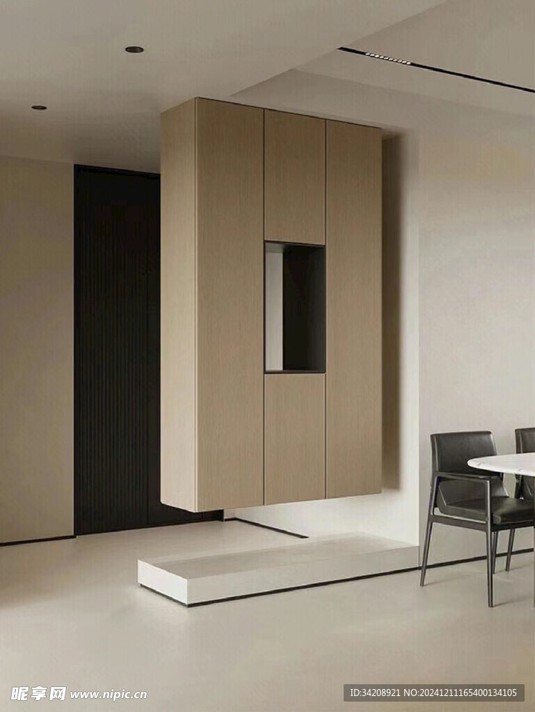 室内设计全屋定制悬挑柜子设计