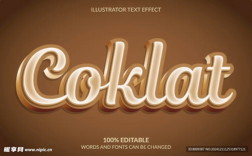 可乐风格EPS字体样机