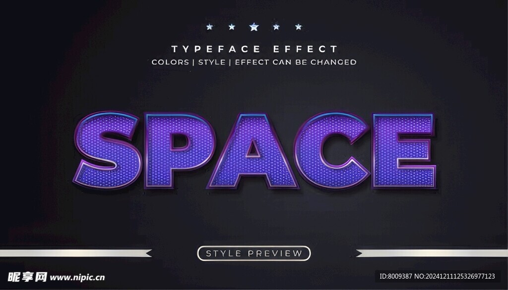 3D立体艺术字效果