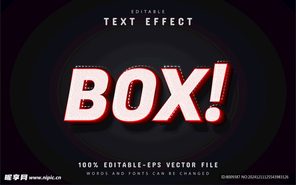 3D立体EPS字体样机