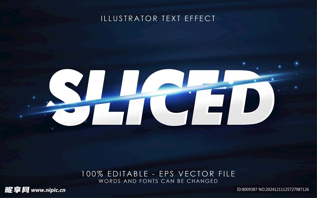 3D立体EPS艺术字效果