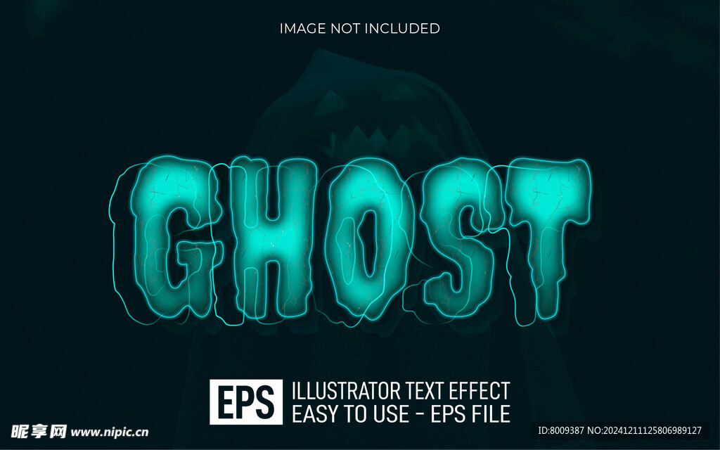 幽灵字EPS字体样机