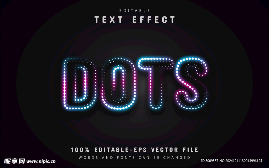 点阵字效果字体样机