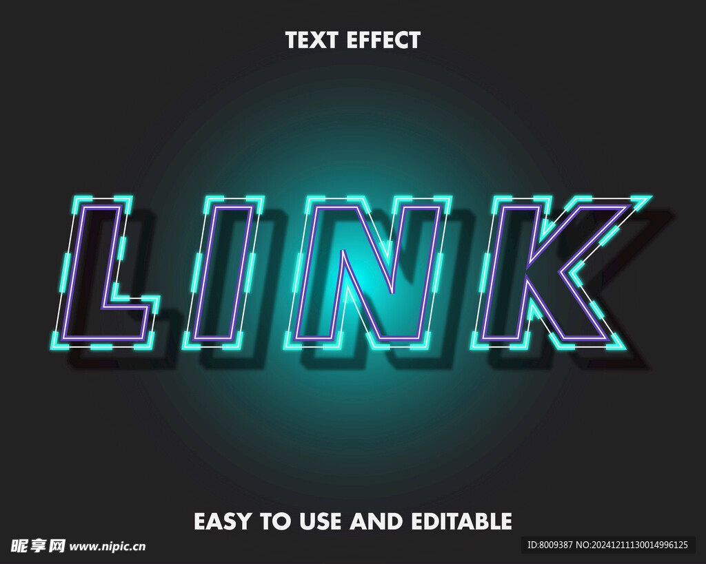 3D立体EPS艺术字效果