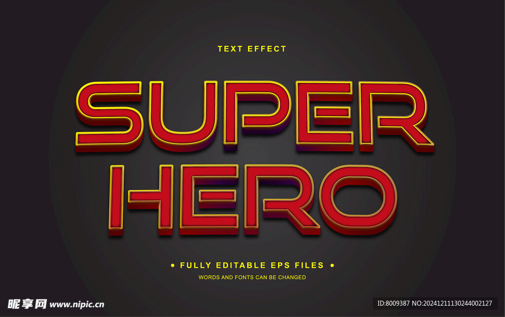 3D立体字体设计