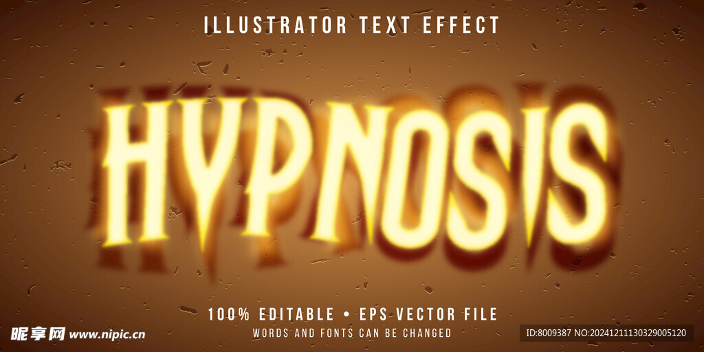 3D立体EPS艺术字效果