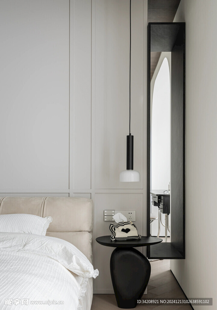 夹吊设计高级感装修木制品定制柜