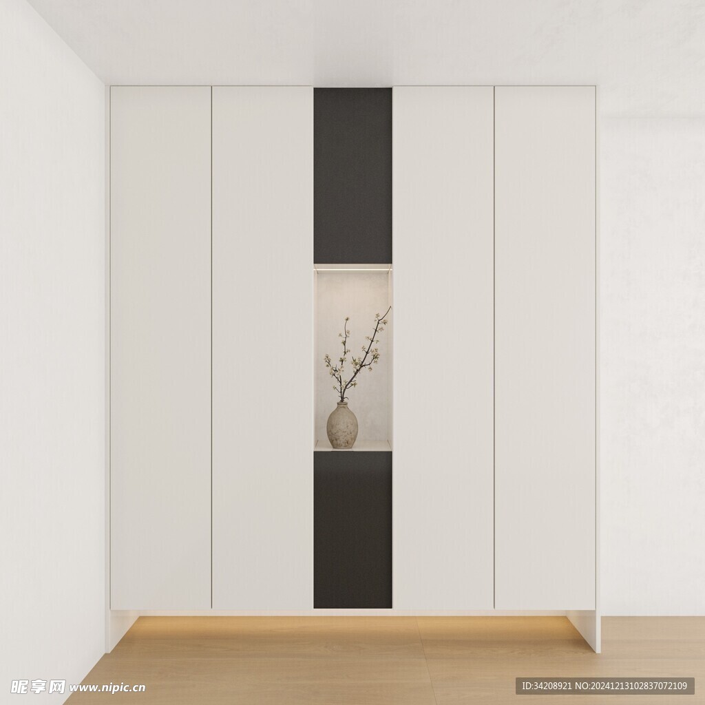 夹吊设计高级感装修木制品定制柜