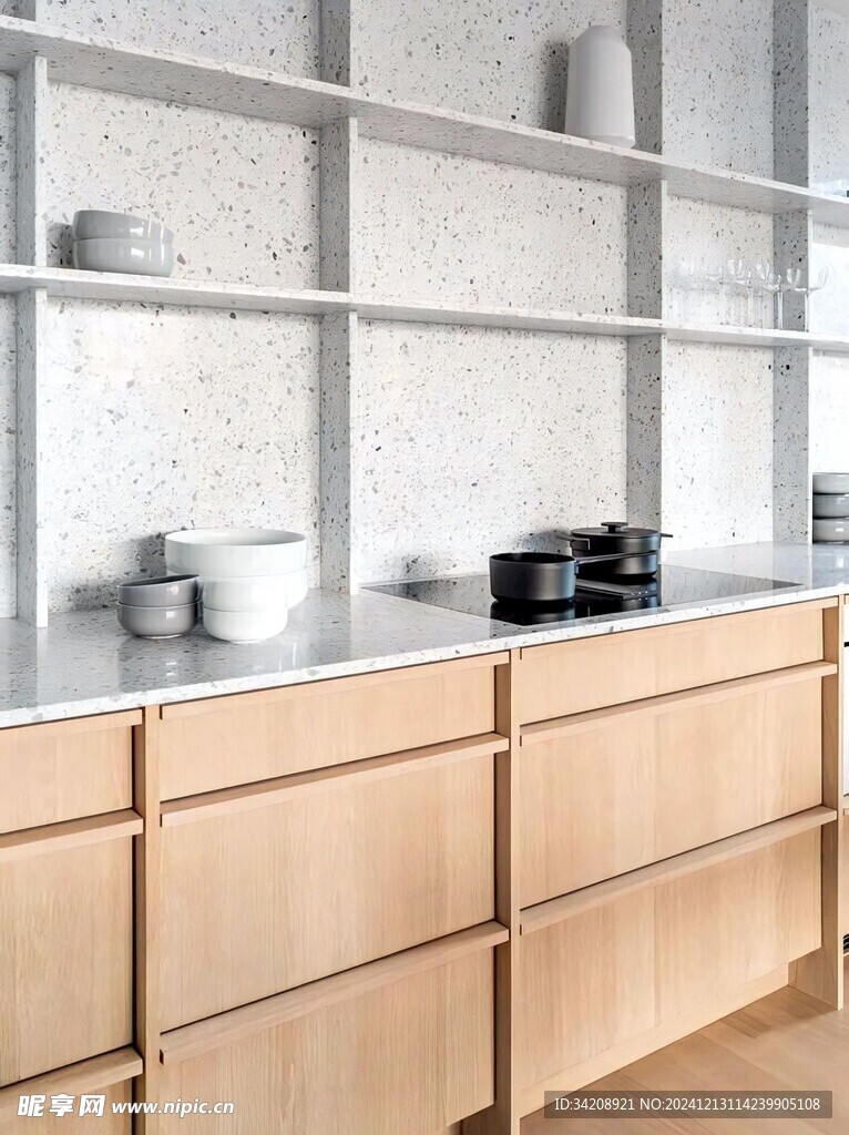 骨骼线胡桃木复古中式风格柜子门