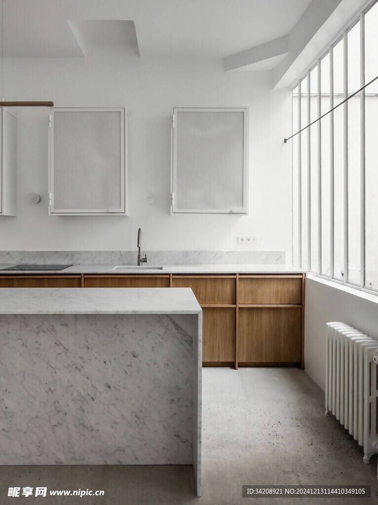 骨骼线胡桃木复古中式风格柜子门