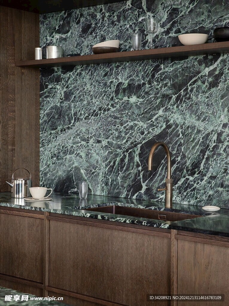 岩板大理石装修餐桌石材素材