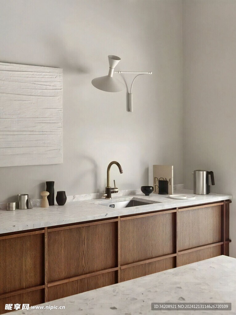 骨骼线胡桃木复古中式风格柜子门