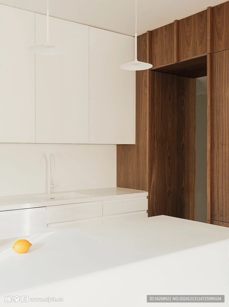 骨骼线胡桃木复古中式风格柜子门