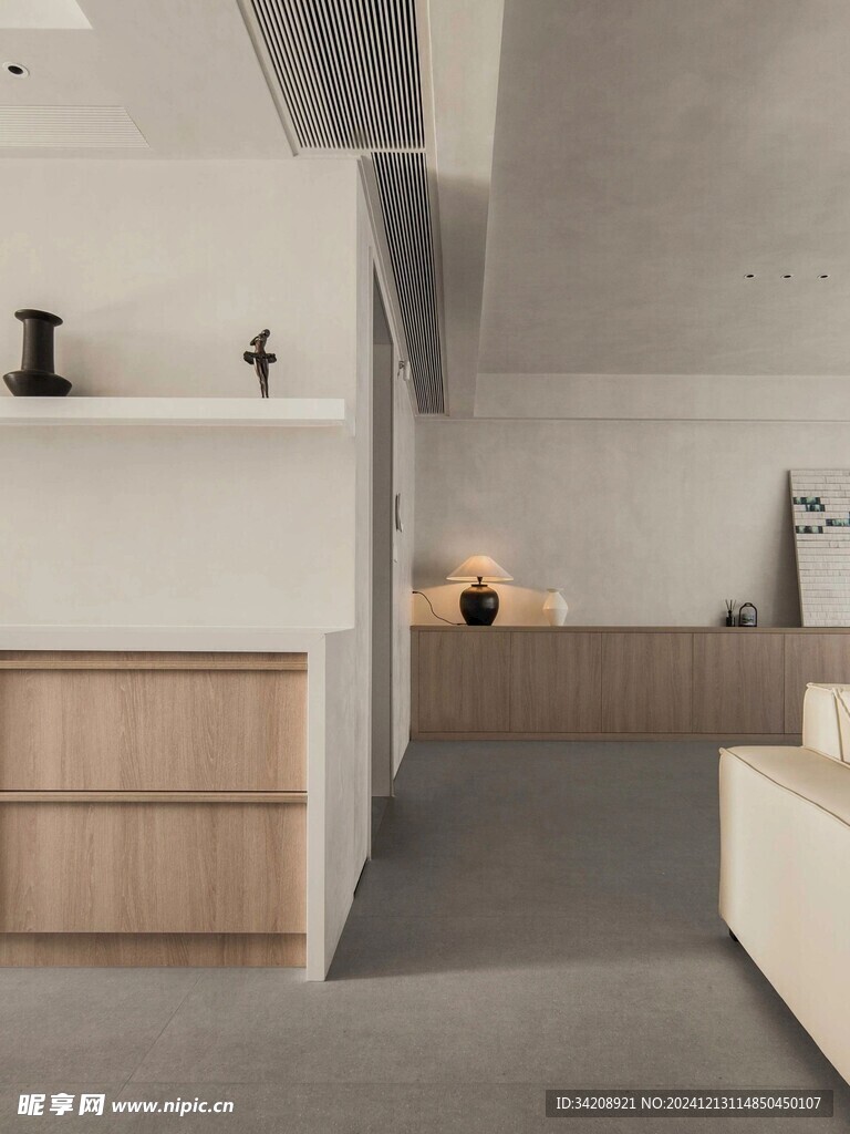 骨骼线胡桃木复古中式风格柜子门