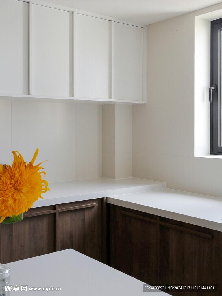 骨骼线胡桃木复古中式风格柜子门