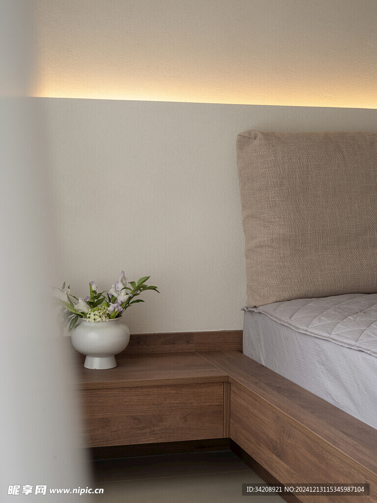 骨骼线胡桃木复古中式风格柜子门